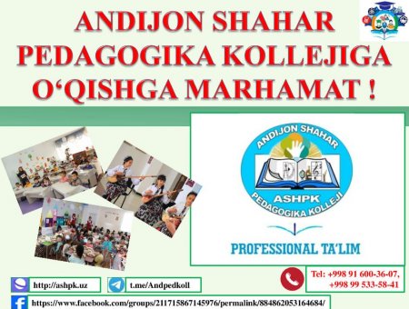 ##Professional_taʼlim #O'qishga_marhamat !!!